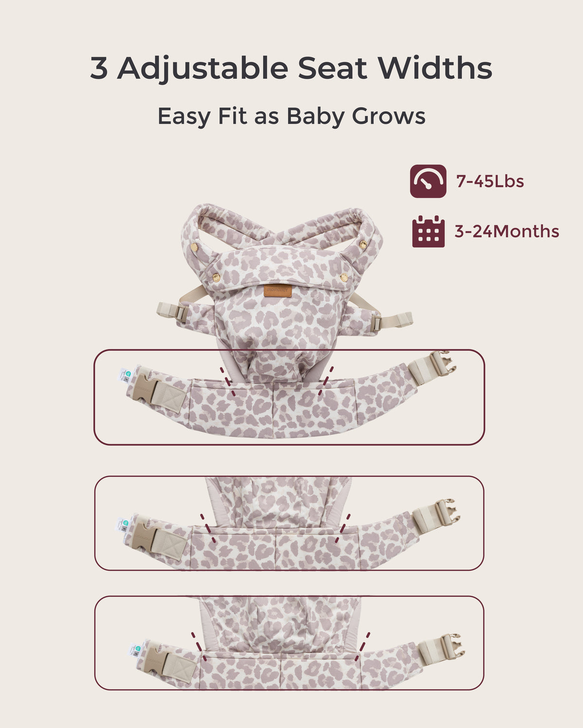 Porte-bébé Momcozy PureHug - Ergonomique, confortable & léger