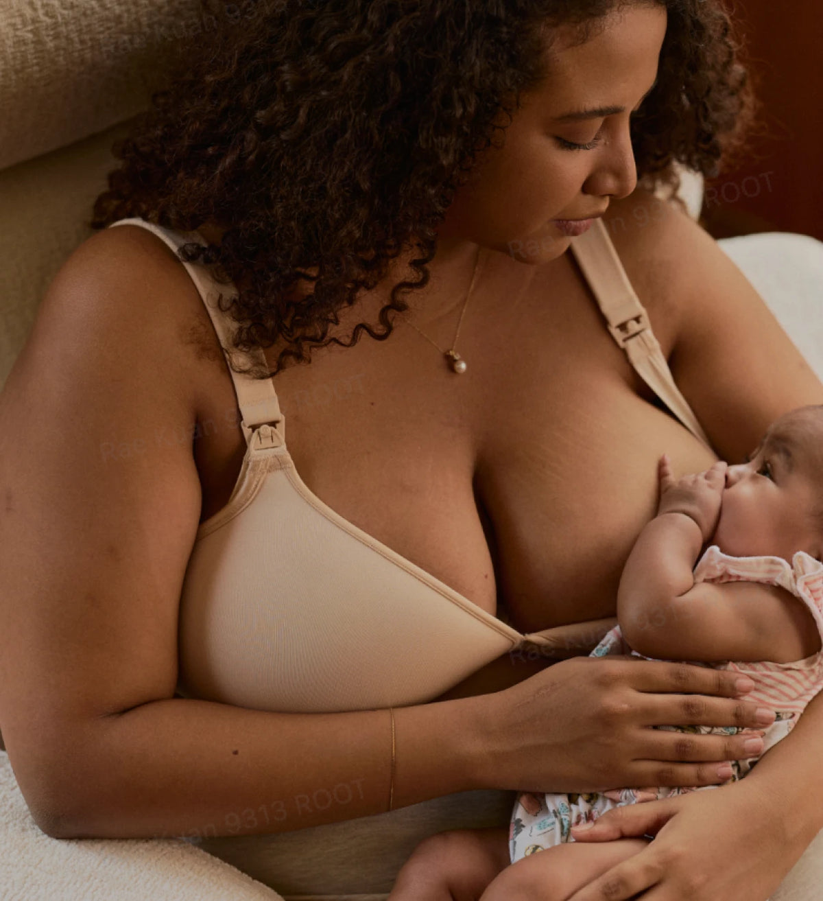 A mother with her baby