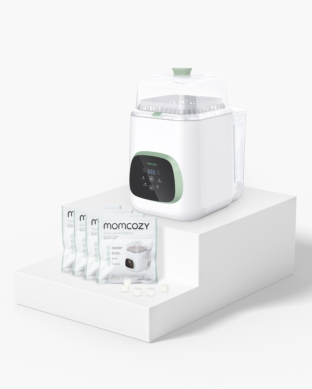 Pack nettoyage gain de temps : KleanPal Pro Lave-biberon + 120 comprimés nettoyants