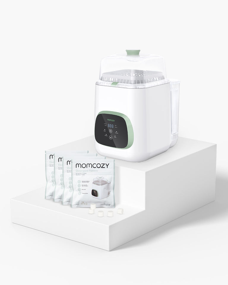 Zestaw do Czyszczenia Oszczędzający Czas: KleanPal Pro Myjka do Butelek + 120 Tabletek