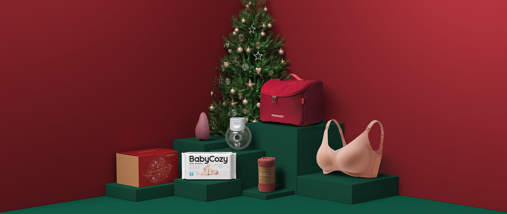 Make Moms' Christmas Merry and Bright with Momcozy Nursing Bras and Baby  Items, by We3world, Dec, 2023