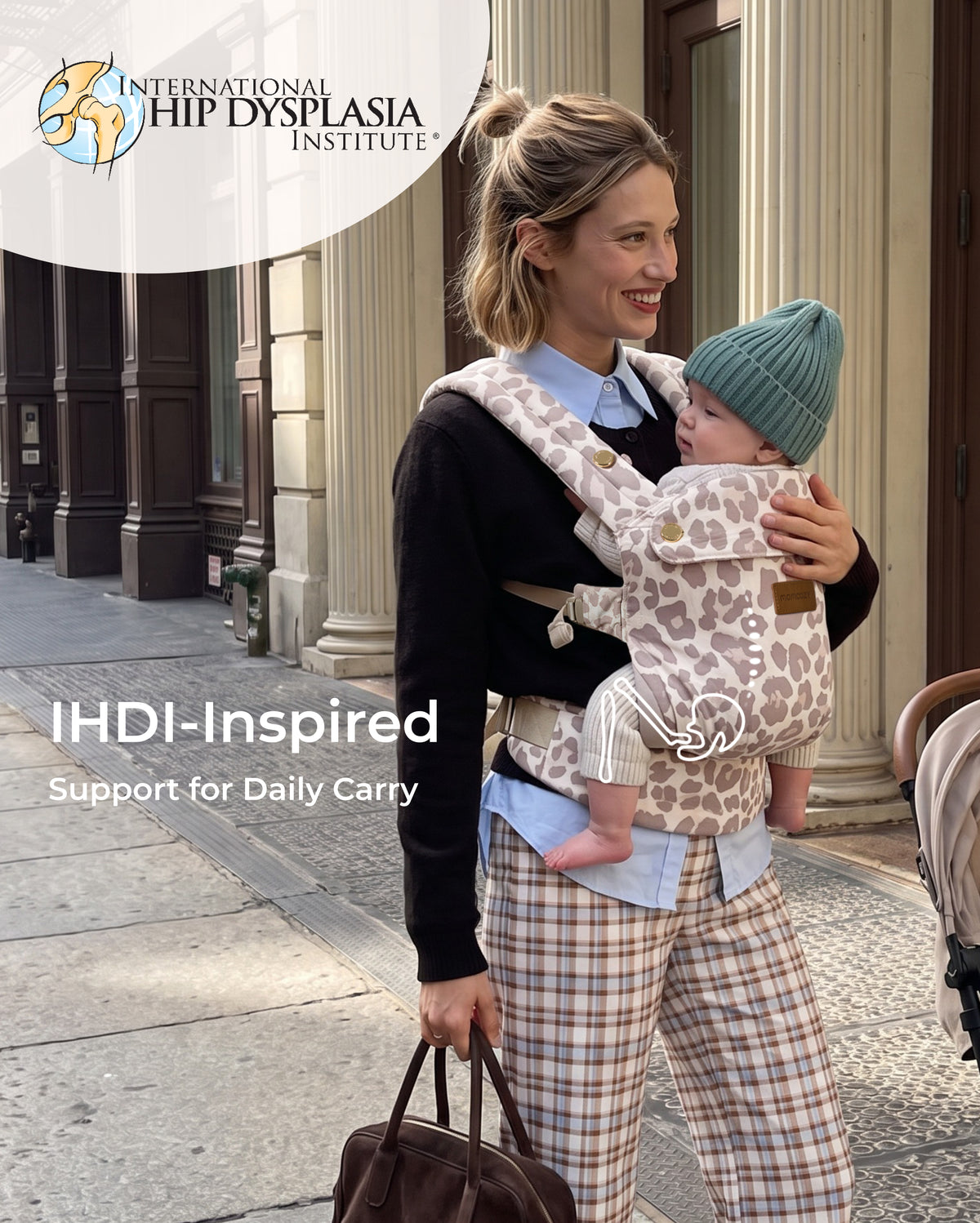 Porte-bébé Momcozy PureHug - Ergonomique, confortable & léger