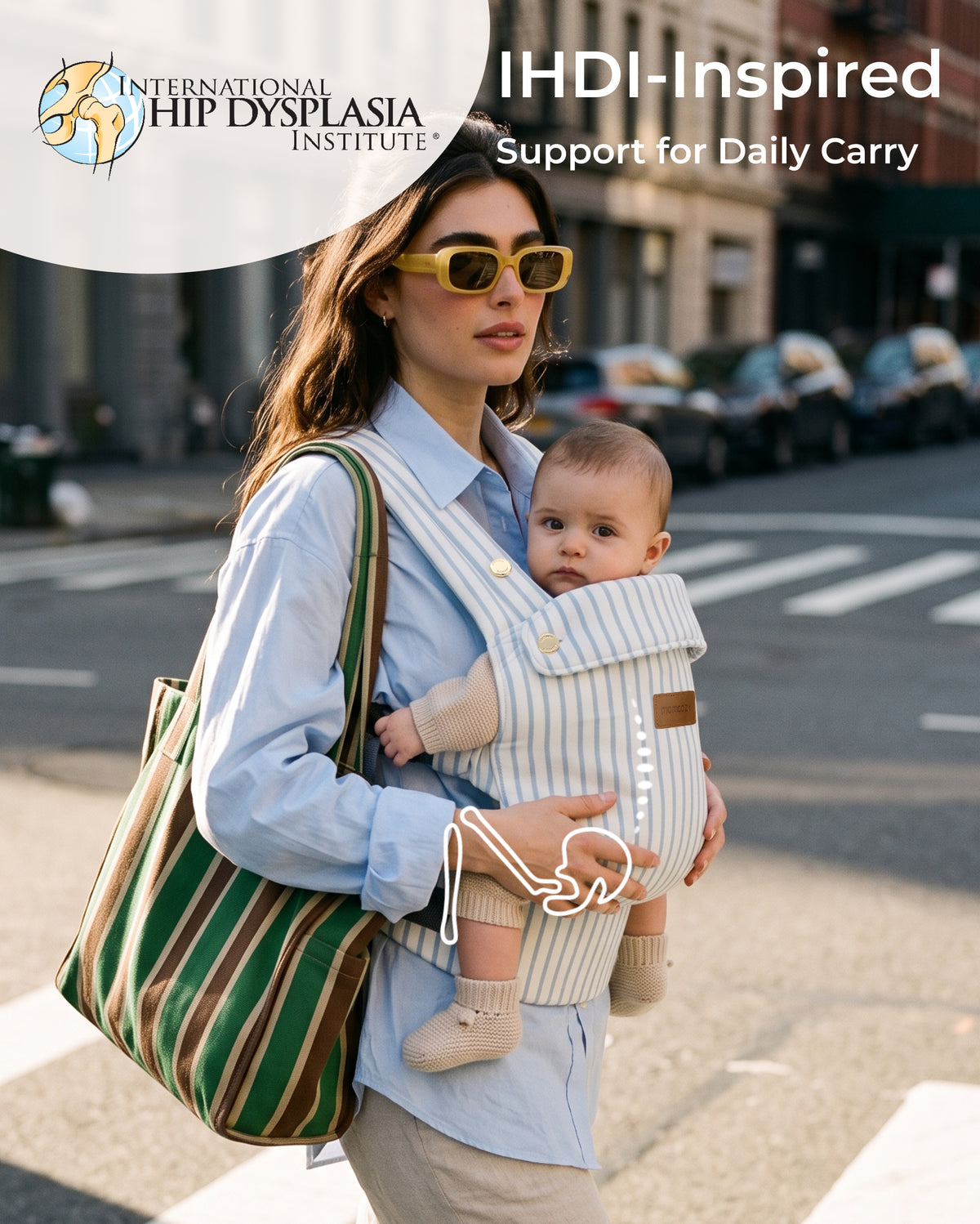 Porte-bébé Momcozy PureHug - Ergonomique, confortable & léger