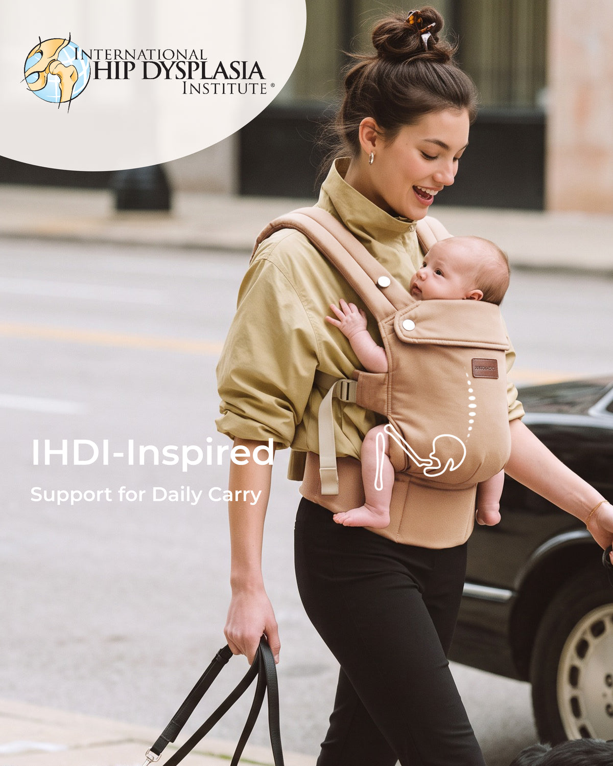 Porte-bébé Momcozy PureHug - Ergonomique, confortable & léger