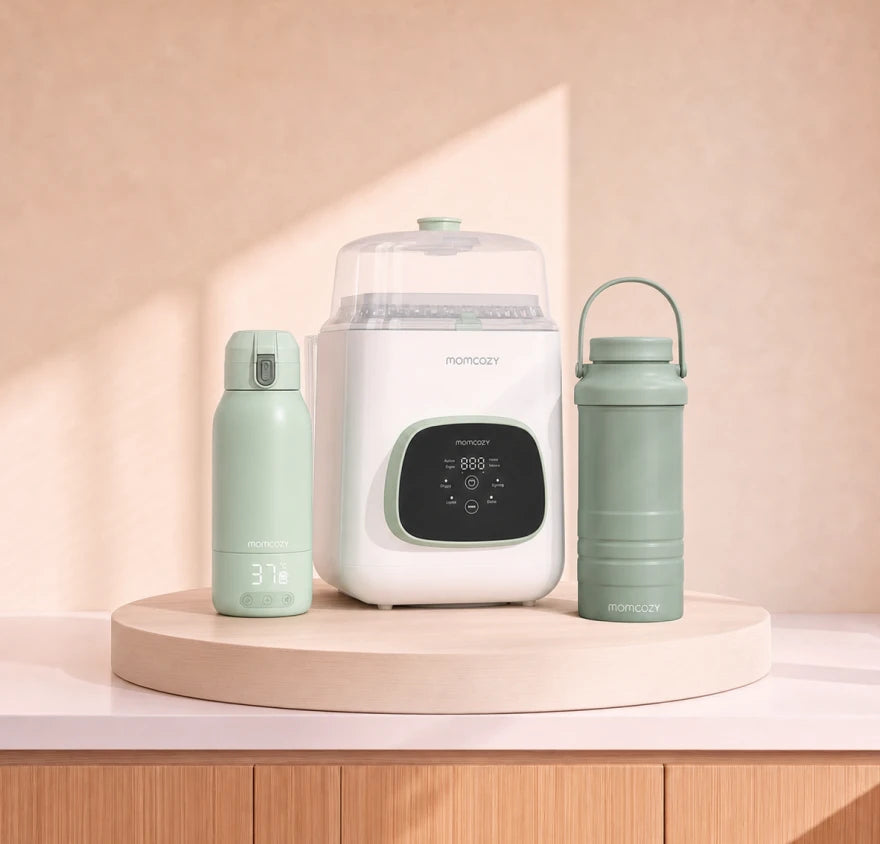 Cleaning and On-the-Go Bundle:  Bottle Washer and  Bottle Warmer and Bottle Cooler