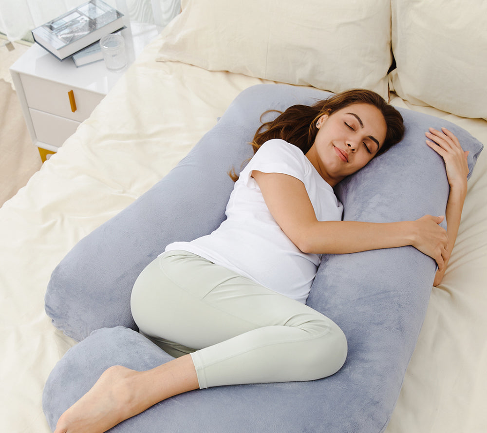 Momcozy Huggable - Our Maternity Body Pillow, Velvet