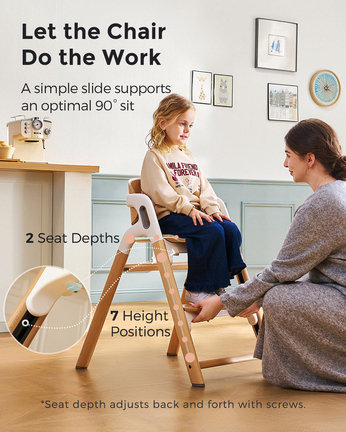 Momcozy DinerPal Baby High Chair: 5-Point Harness for Maximum Safety