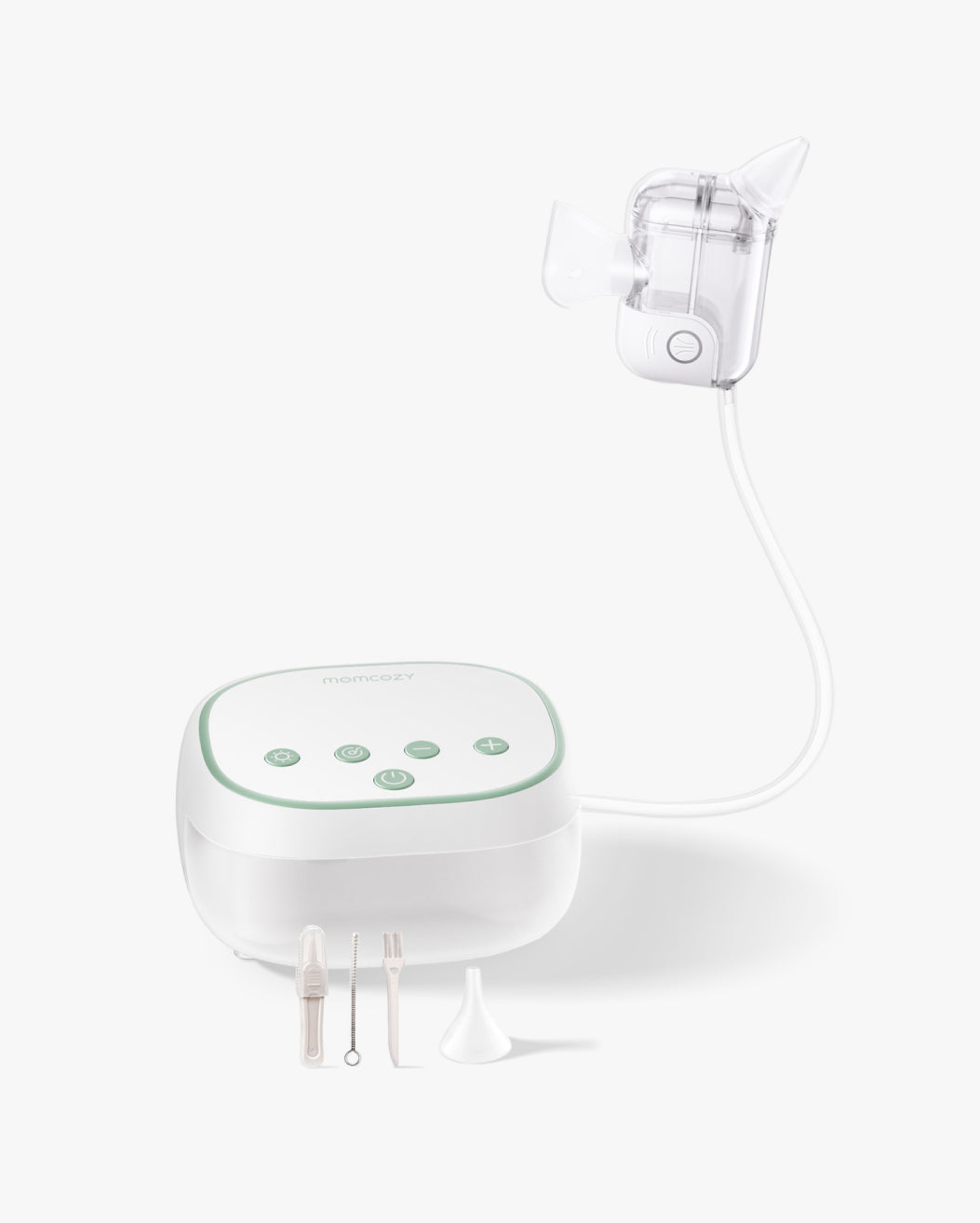Aspirador nasal eléctrico 2 en 1 Momcozy BreezyClear Pro™ con función de pulverización y succión