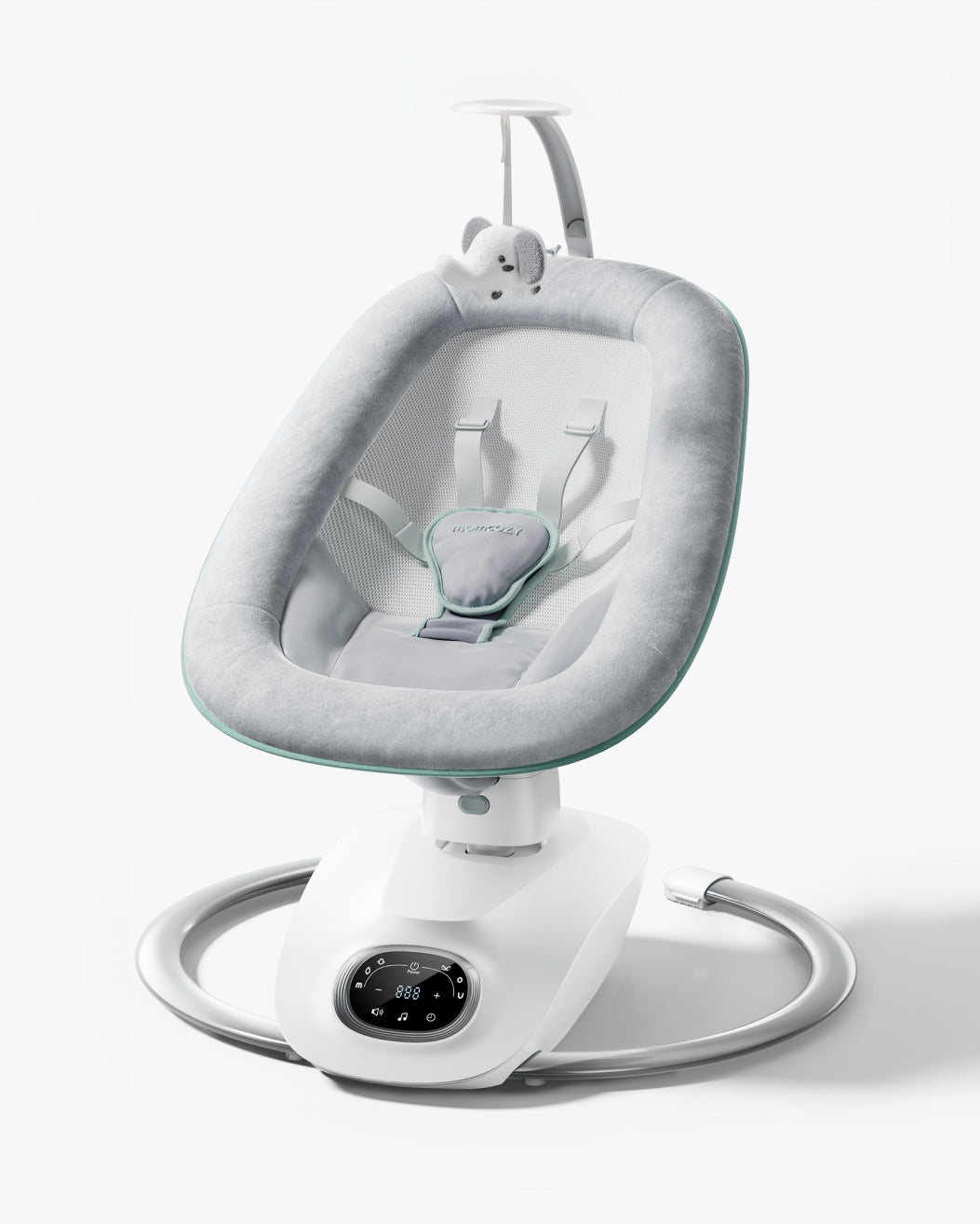 Momcozy CocoSway Leżaczek Bujaczek dla Dzieci - Elektryczna z Ruchem 3D