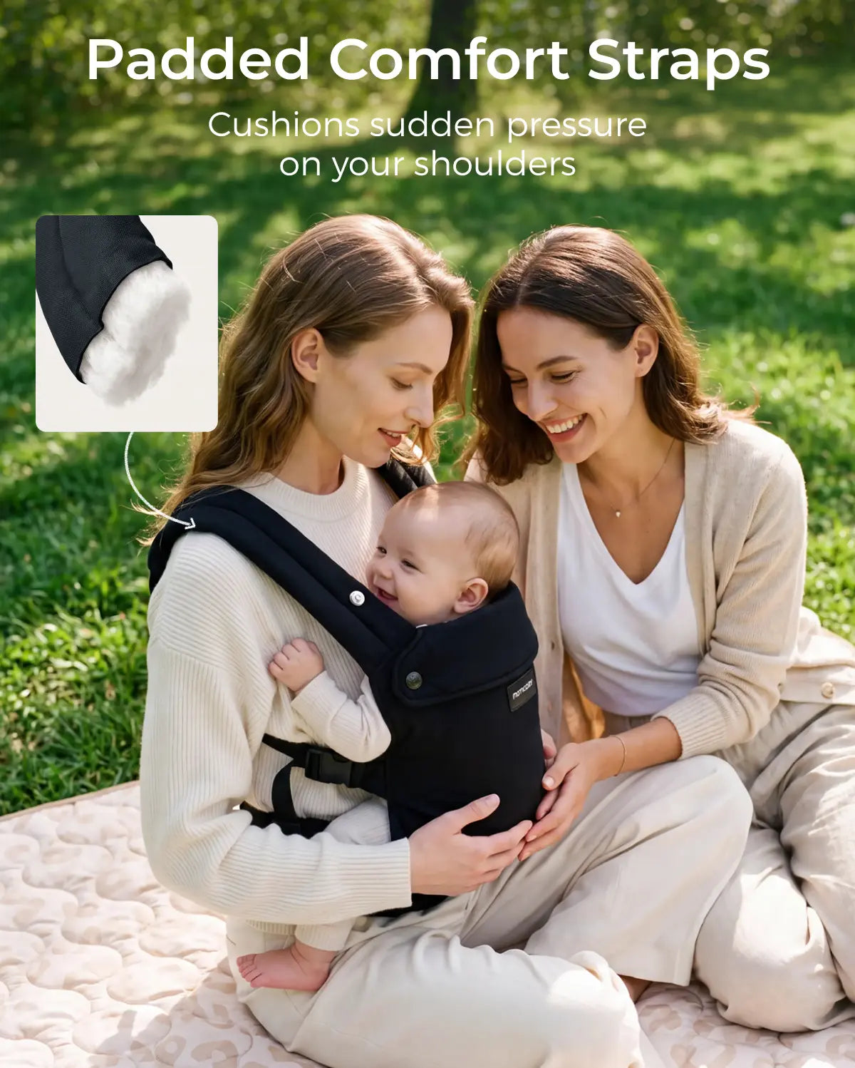 PureHug Nosidełko dla Dzieci - Ergonomiczne, Wygodne i Lekkie