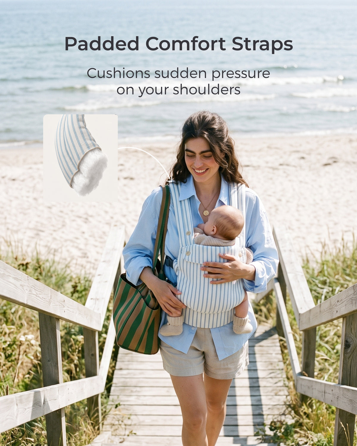 Porte-bébé Momcozy PureHug - Ergonomique, confortable & léger