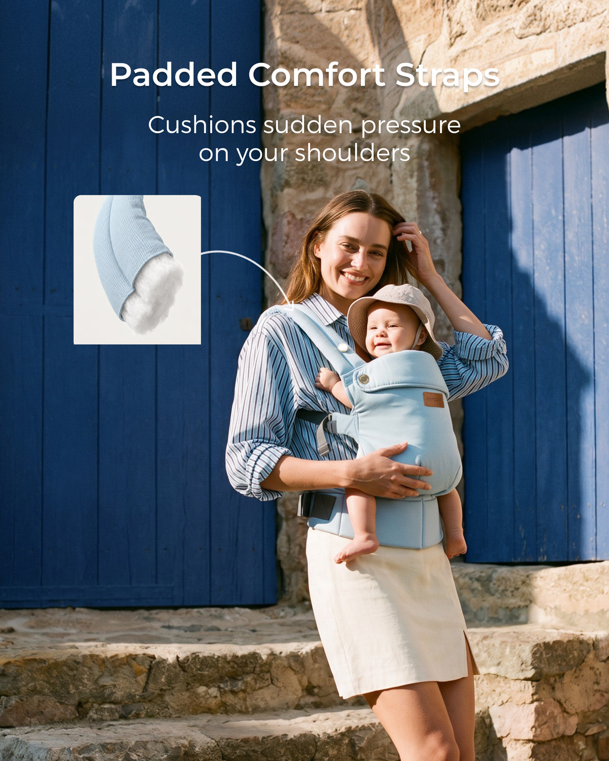 Porte-bébé Momcozy PureHug - Ergonomique, confortable & léger