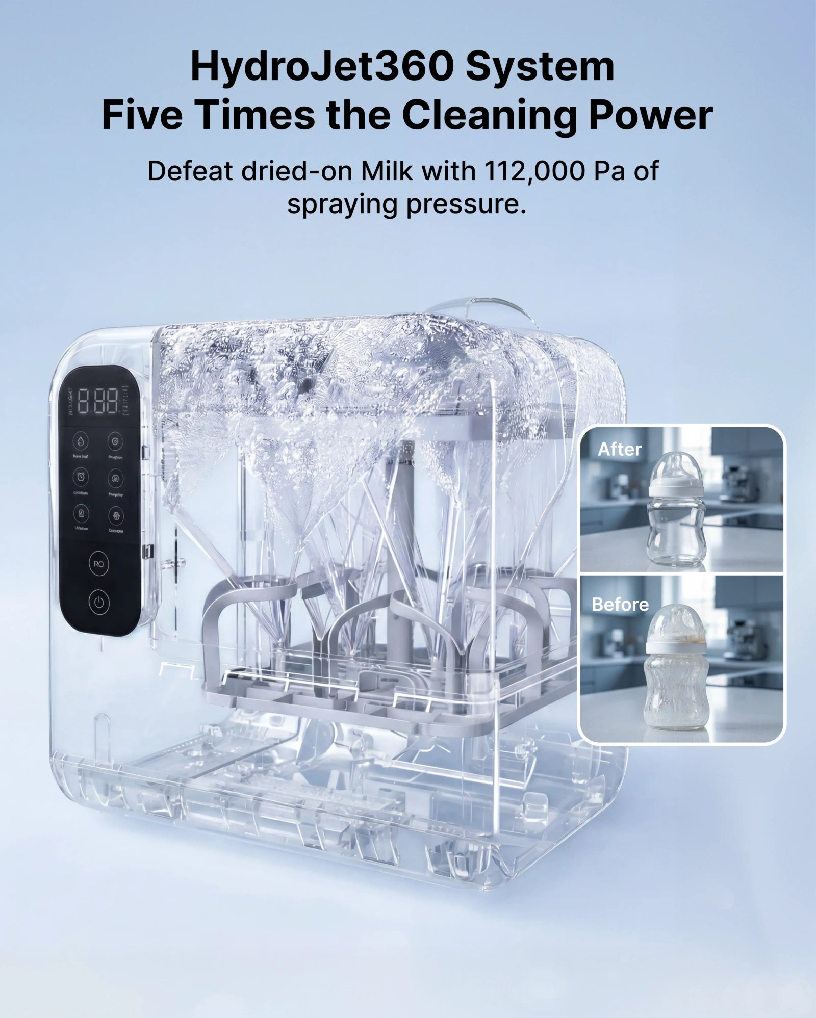 Pre-order: Momcozy DeepClean Baby Bottle Washer (D8)