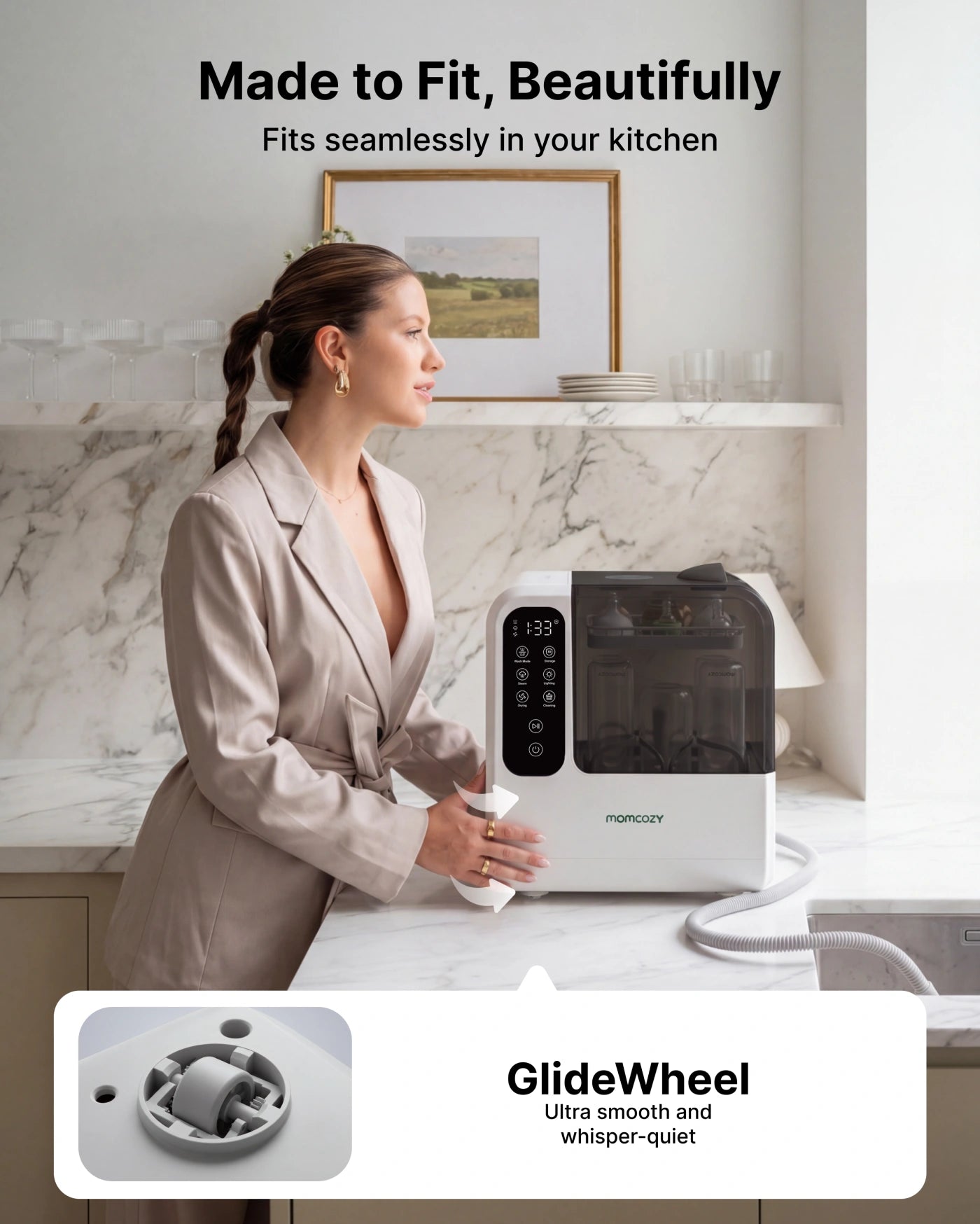 Pre-order: Momcozy DeepClean Baby Bottle Washer (D8)