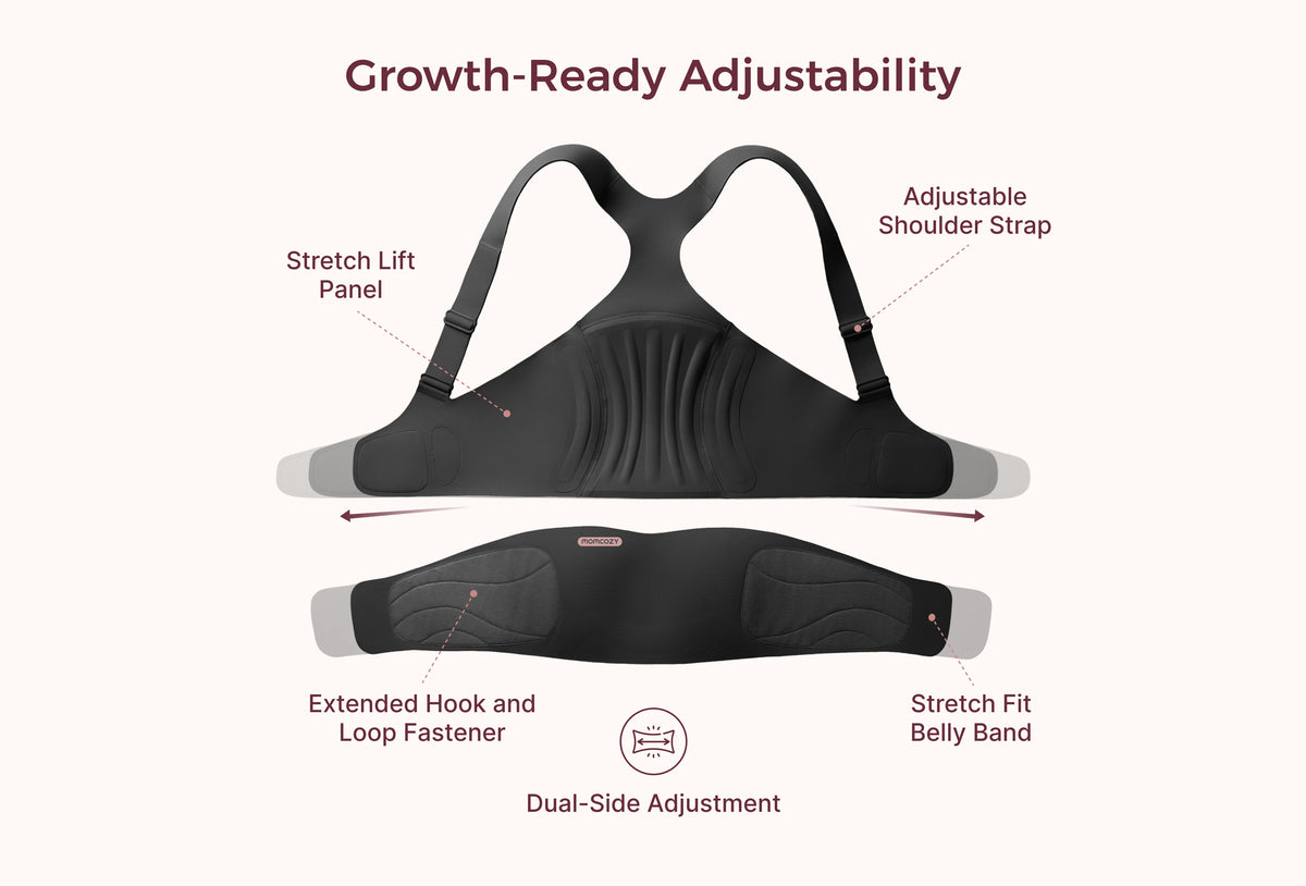 BumpEase – Momcozy Ergonest Pas Ciążowy na Brzuch