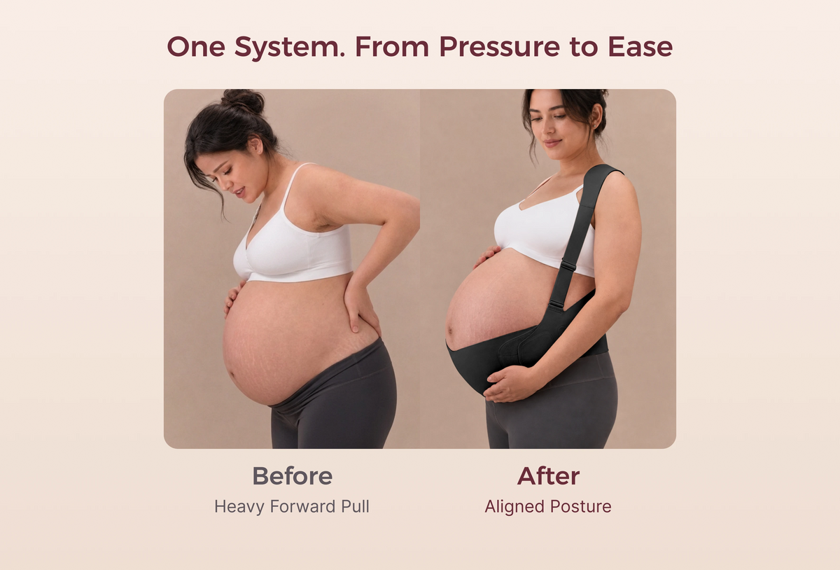 BumpEase – Momcozy Ergonest Pas Ciążowy na Brzuch