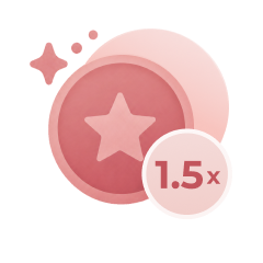 Earn 1.5x CozyCoins per purchase (100CozyCoins=$1)