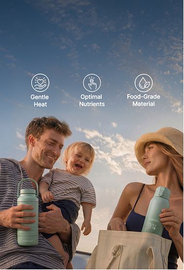 On-the-Go Bundle: Portable Baby Bottle Warmer + 22oz Baby Bottle Cooler