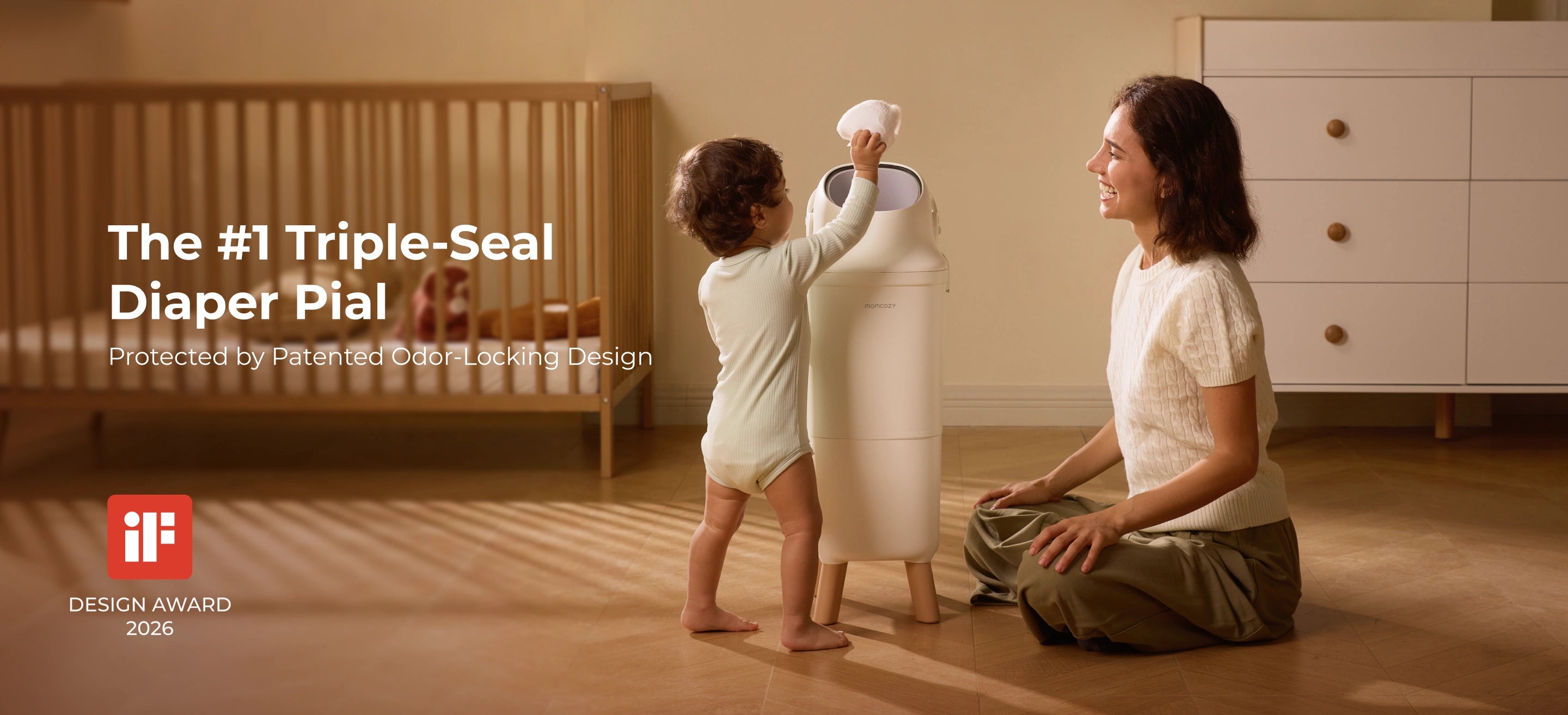 Triple-Seal Diaper Pail