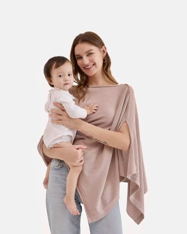 Momcozy Nursing Cover - Soft, Breathable, Multi-Use Privacy Poncho