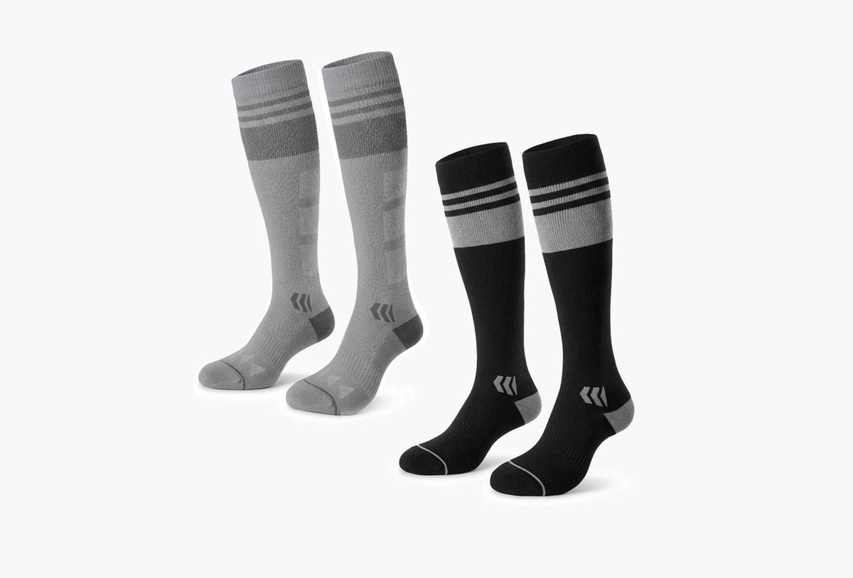 Momcozy Wide Calf Compression Socks 20-30mmHg for Sports 2 Pairs