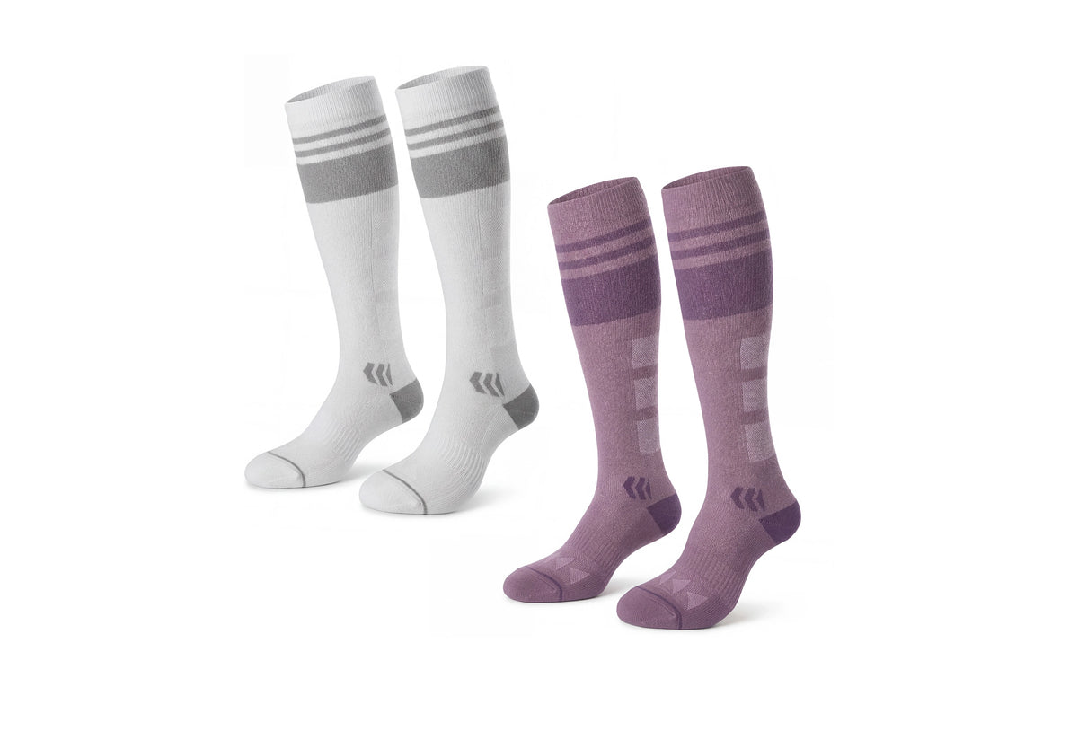 Momcozy Wide Calf Compression Socks 20-30mmHg for Sports 2 Pairs