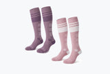 Momcozy Wide Calf Compression Socks 20-30mmHg for Sports 2 Pairs