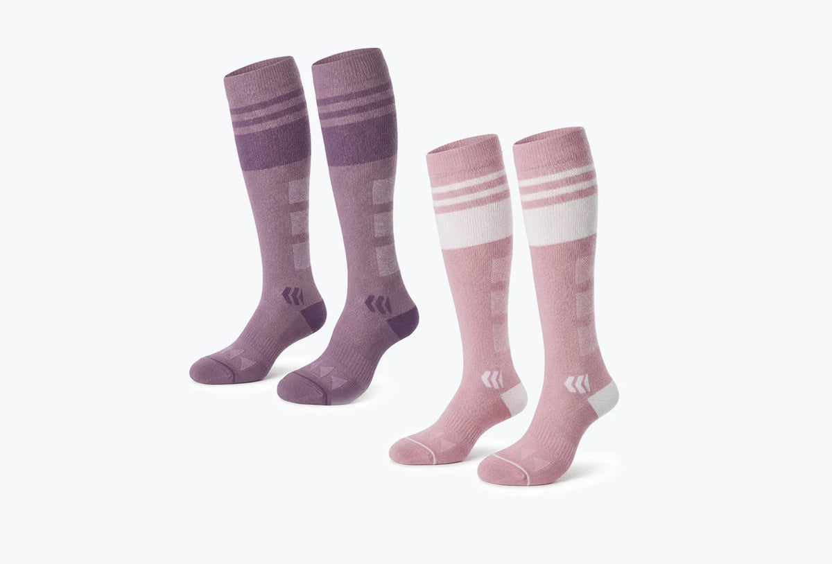 Momcozy Wide Calf Compression Socks 20-30mmHg for Sports 2 Pairs