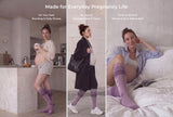 Momcozy Wide Calf Compression Socks 20-30mmHg for Sports 2 Pairs