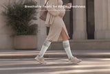 Momcozy Wide Calf Compression Socks 20-30mmHg for Sports 2 Pairs