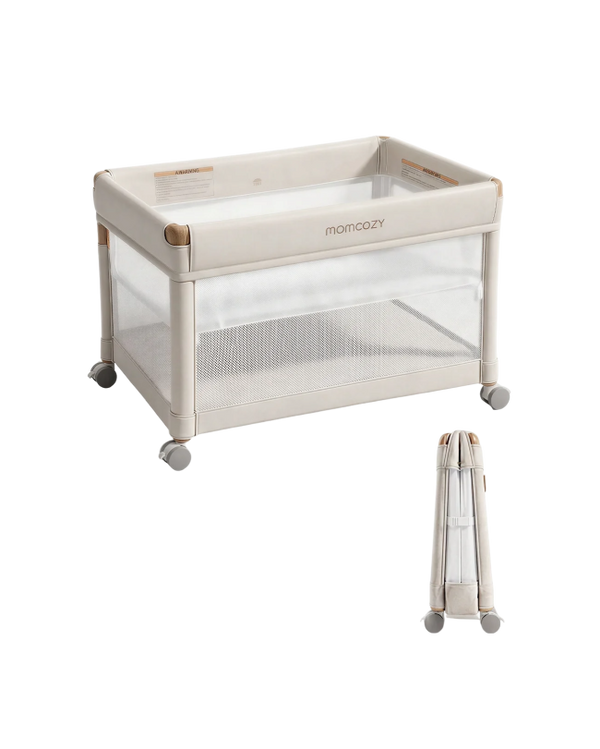 Get Baby's Sleep Space Ready Fast - One-Click Foldable Baby Playard