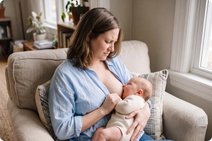 You’re seeing nipple soreness, cracking, or recurring discomfort