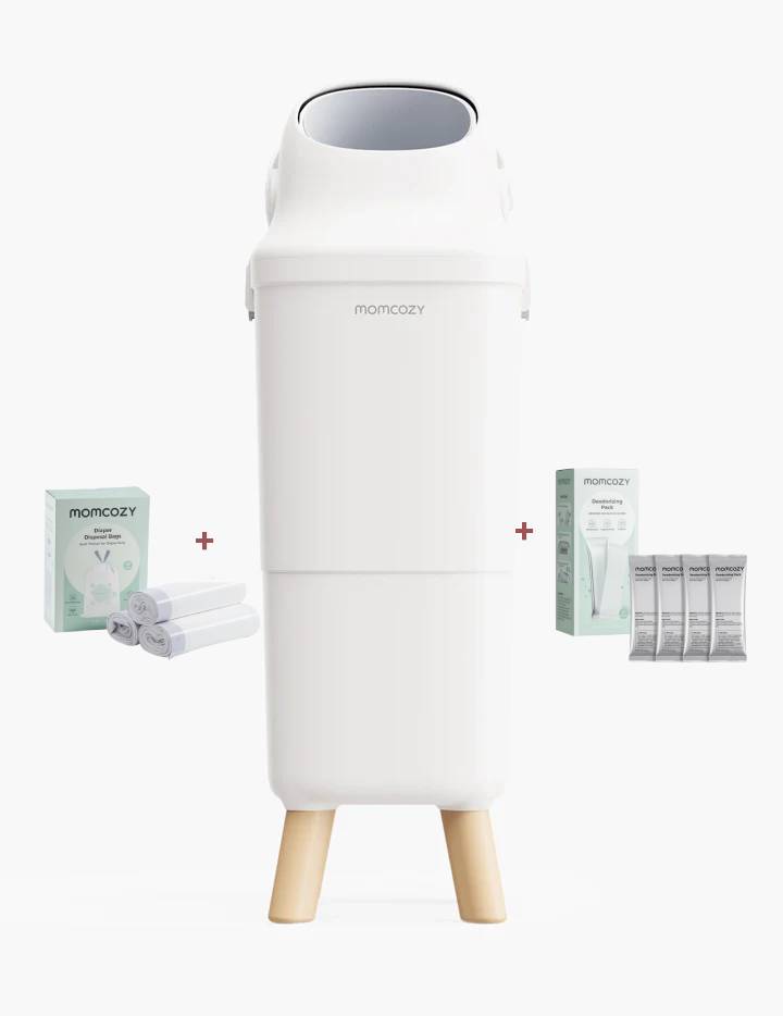 Cubo de pañales Momcozy Triple-Seal