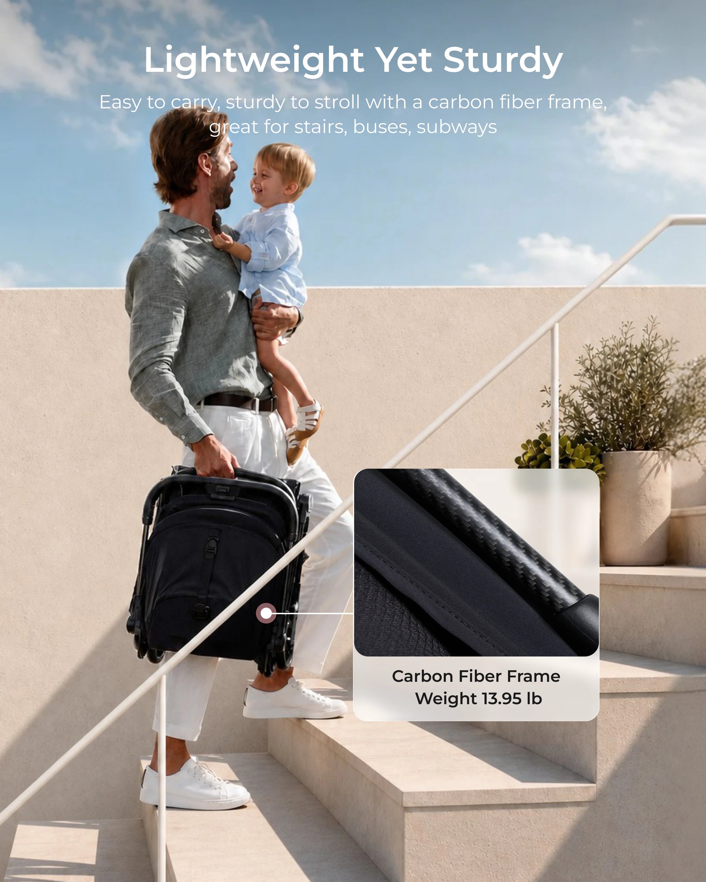 Poussette légère Momcozy ClickGo