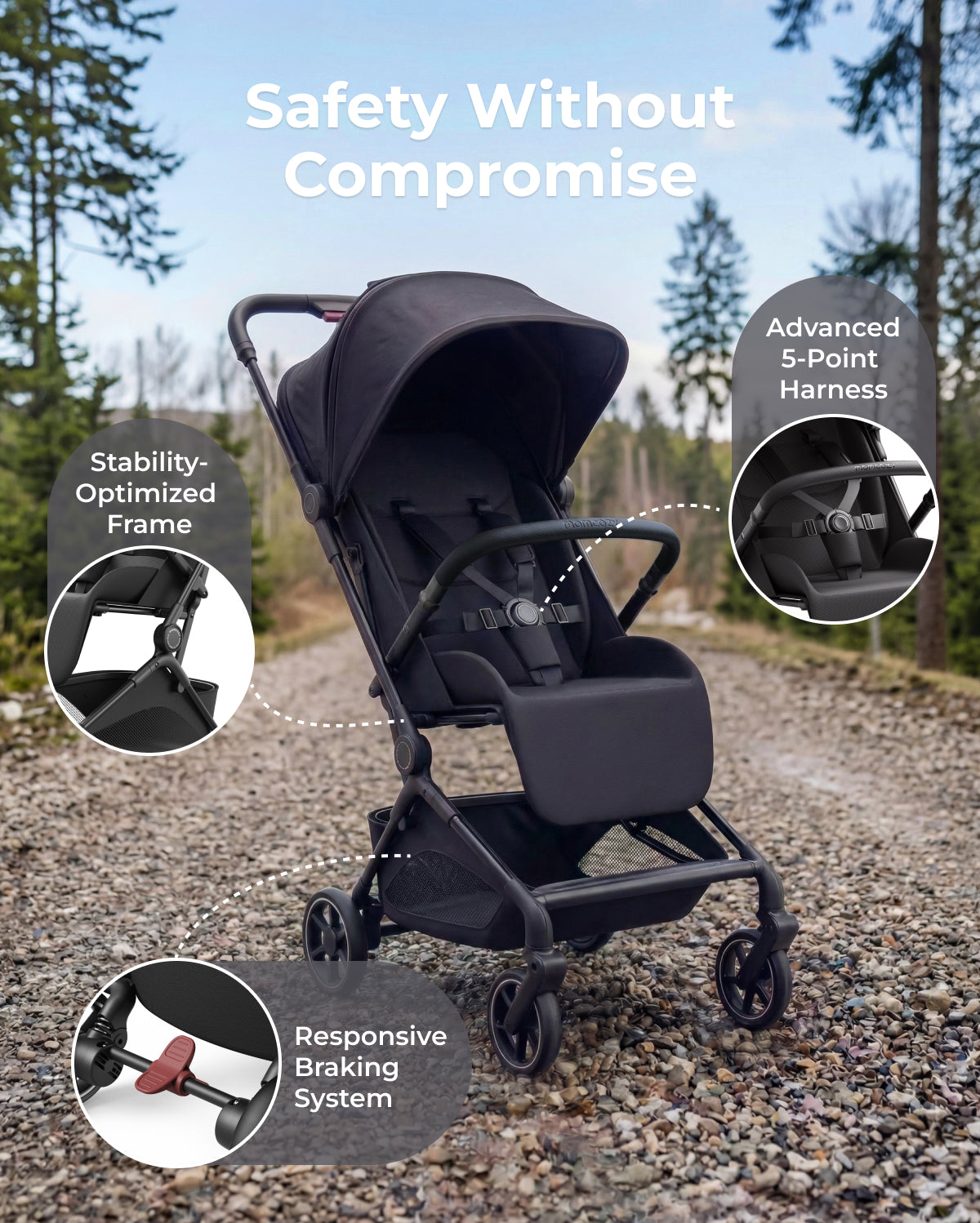 Momcozy Changego Baby Stroller