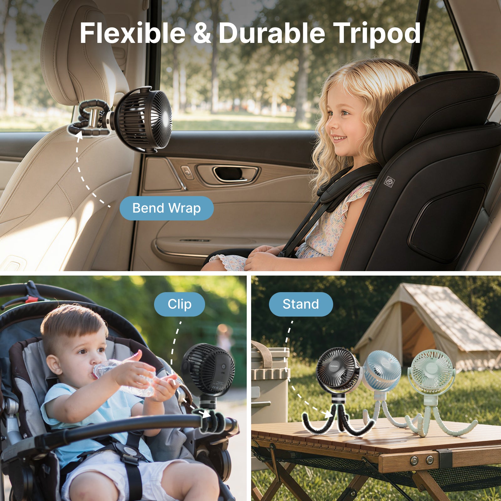 umbrella stroller fan Momcozy Portable Stroller Fan