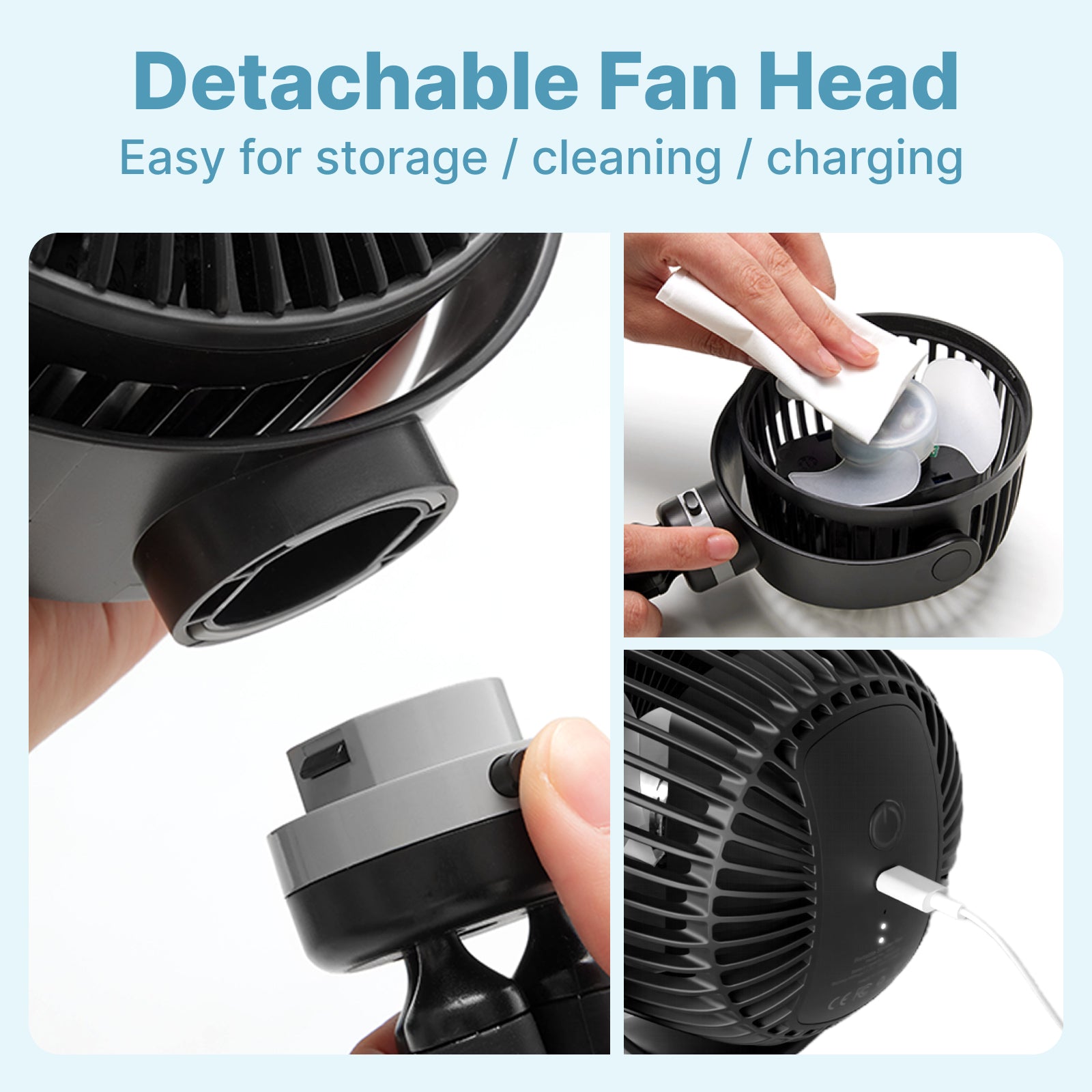 stroller fan for babyzen yoyo Momcozy Portable Stroller Fan