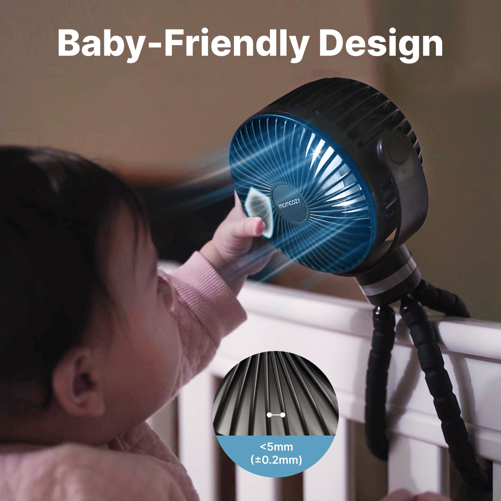 umbrella stroller fan Momcozy Portable Stroller Fan