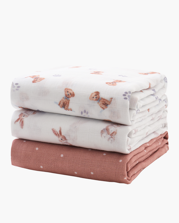 Momcozy Best Wishes Softness Swaddle Blankets -  Warmth