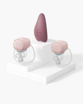 S9 Pro Massage Bundle: Double S9 Pro Pump and One Chest Massager Color Pink