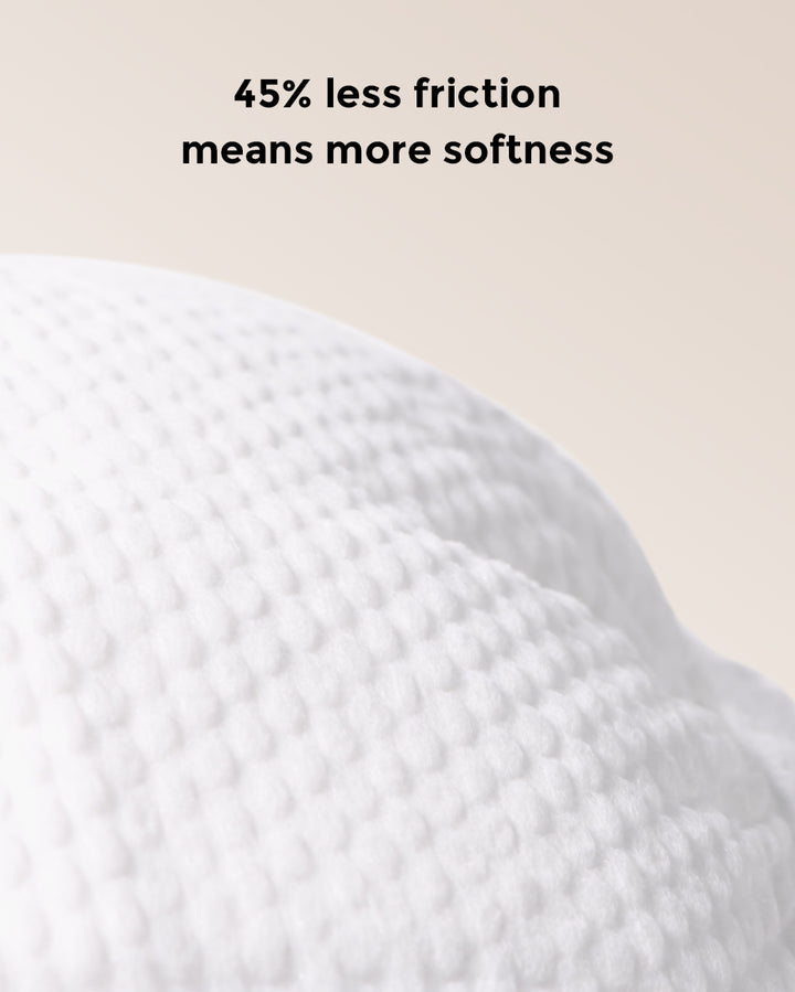 Close-up of BabyCozy Softest Diapers texture with 45% less friction for more softness