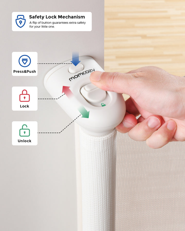 Baby Monitor and Retractable Baby Gate Safety Gate