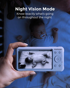 1080P High-Performance Video Baby Monitor Features Infrared Night Vision