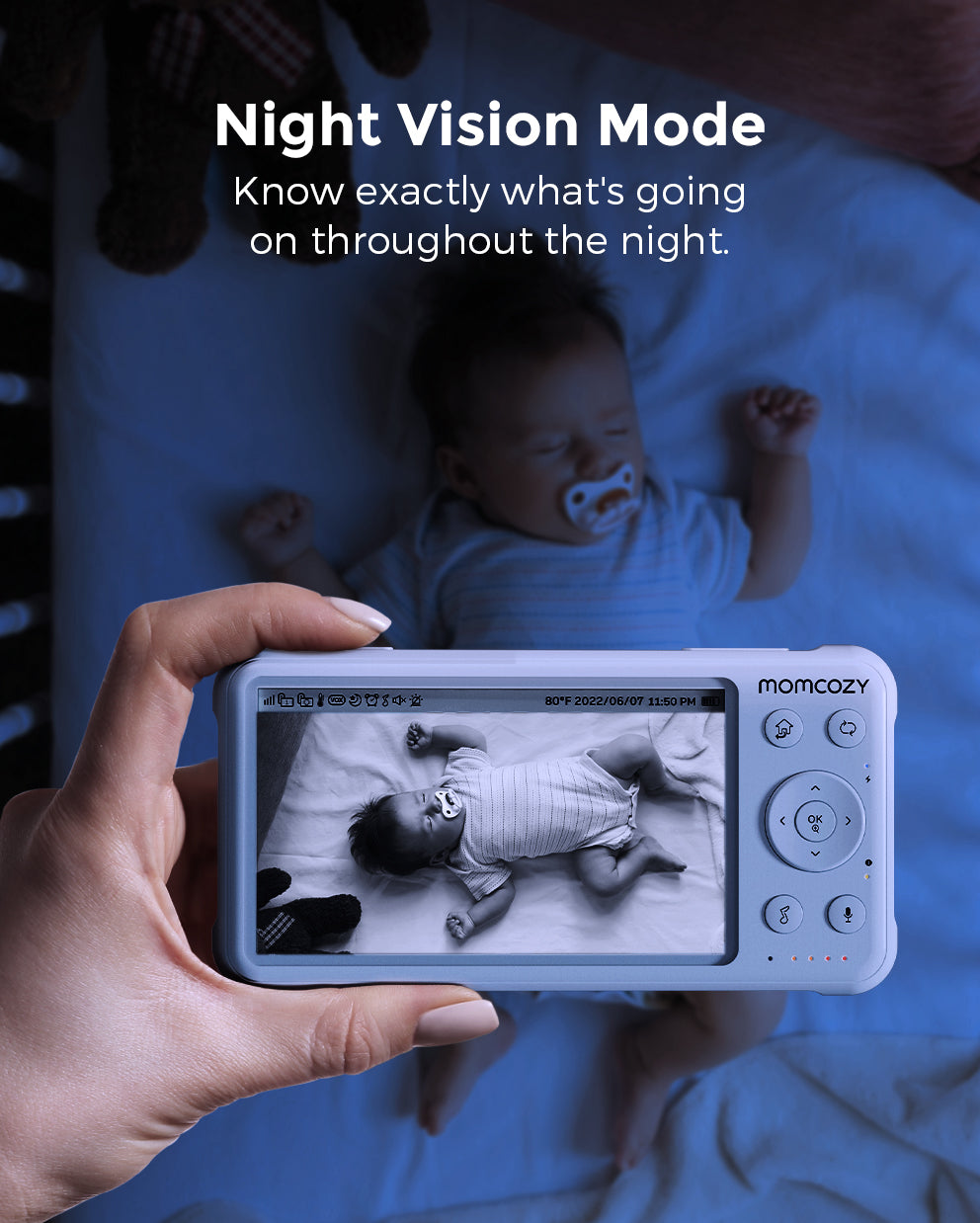 Momcozy Video Baby Monitor 1080P 5 factory