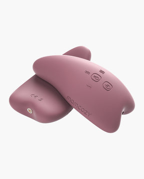 Double 2-in-1 Warming & Vibration Lactation Massager Waterproof