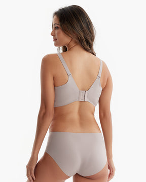 Bra Duo Pack: SMOOTH & Supermom Color Brown Back