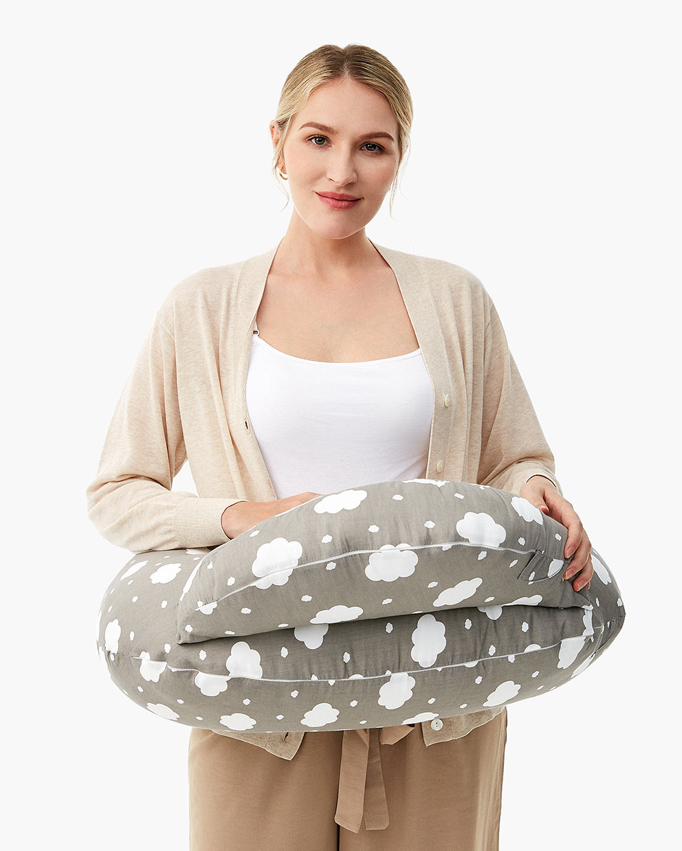 Momcozy Nursing Pillow for Breastfeeding, Original Plus Size Breastfeeding  Pillows