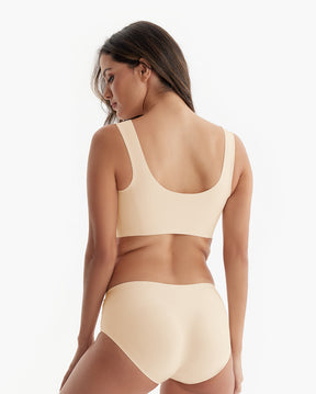 Day&Night - Seamless & Wireless All-Day Bra Oyster White Back