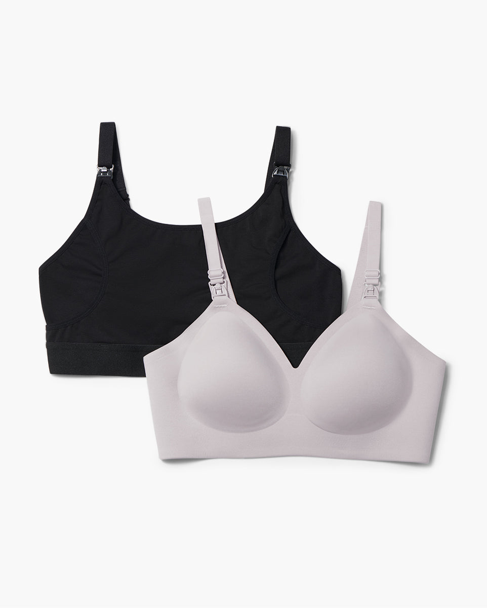 MYLO Maternity/Nursing Bras Non-Wired, Non-Padded - Pack of 3 with free Bra  Extender (Classic Black, Classic White, Magnolia Cream) 40 B Women  Maternity/Nursing Non Padded Bra - Buy MYLO Maternity/Nursing Bras  Non-Wired